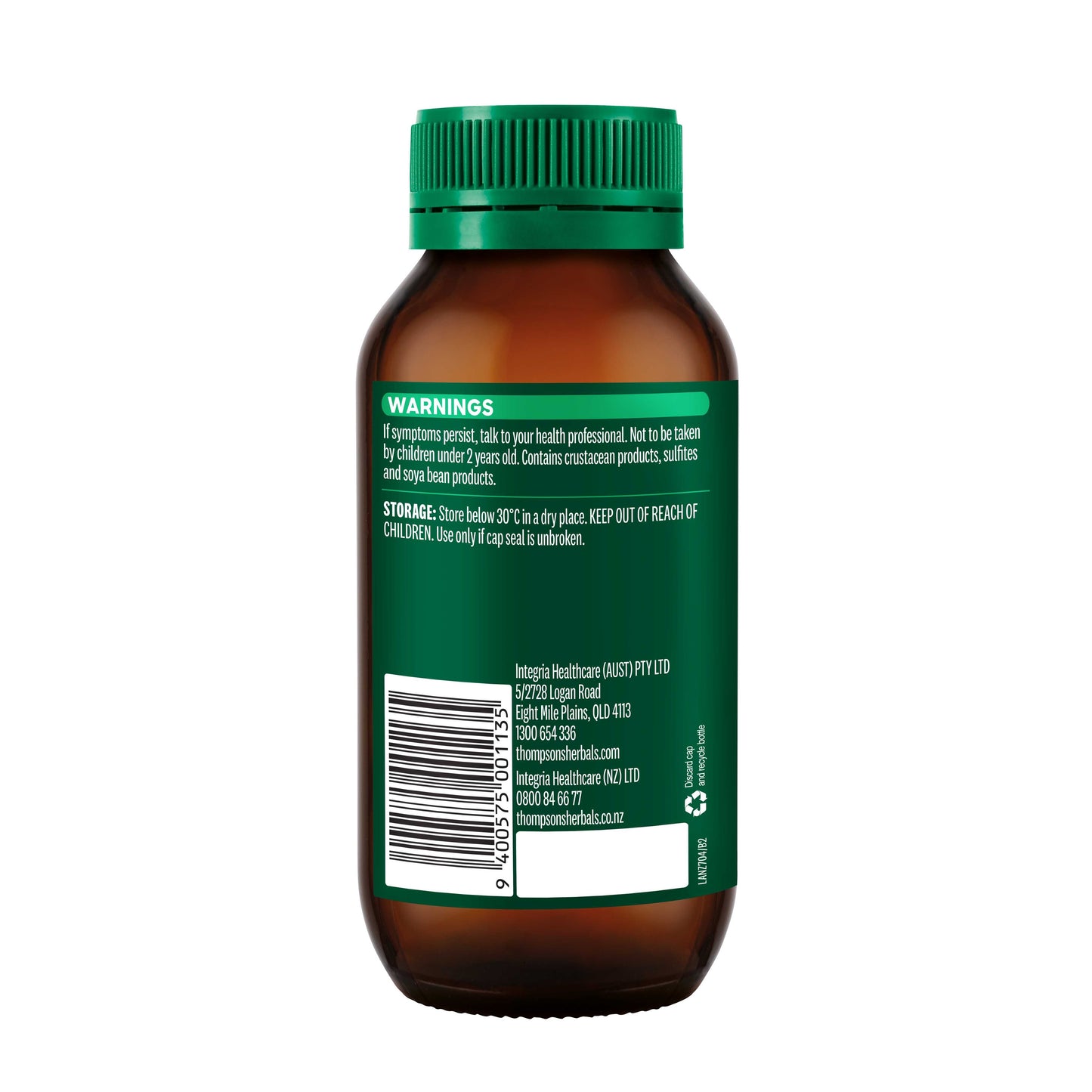 Thompson's Glucosmaine & Chondroitin with Boron 120 Tablets