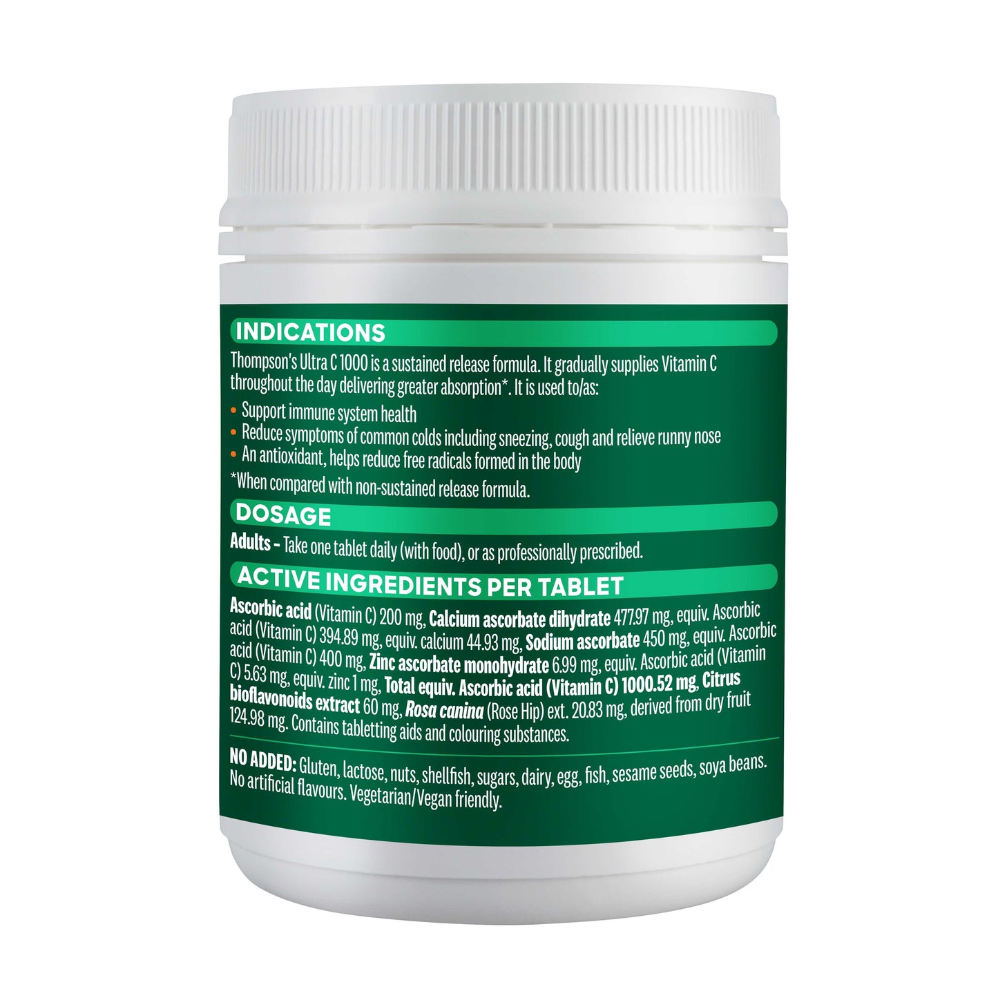 Thompson's Ultra C 1000 180 tablets