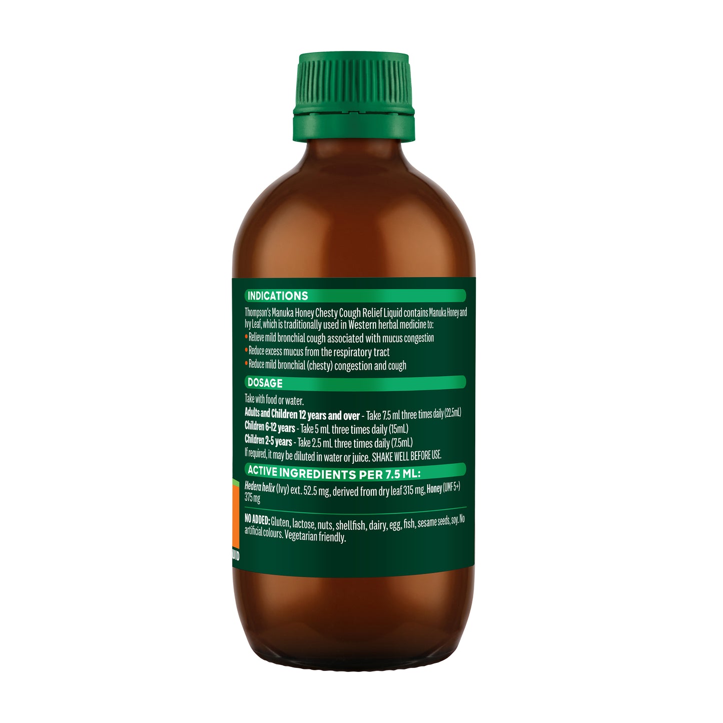 Thompson's Manuka Honey Chesty Cough Relief 200ml