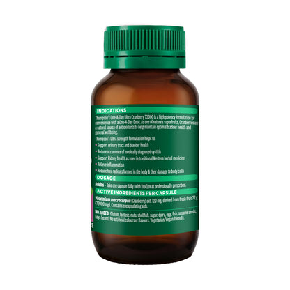 Thompson's One-A-Day Ultra Cranberry 72000 60 capsules