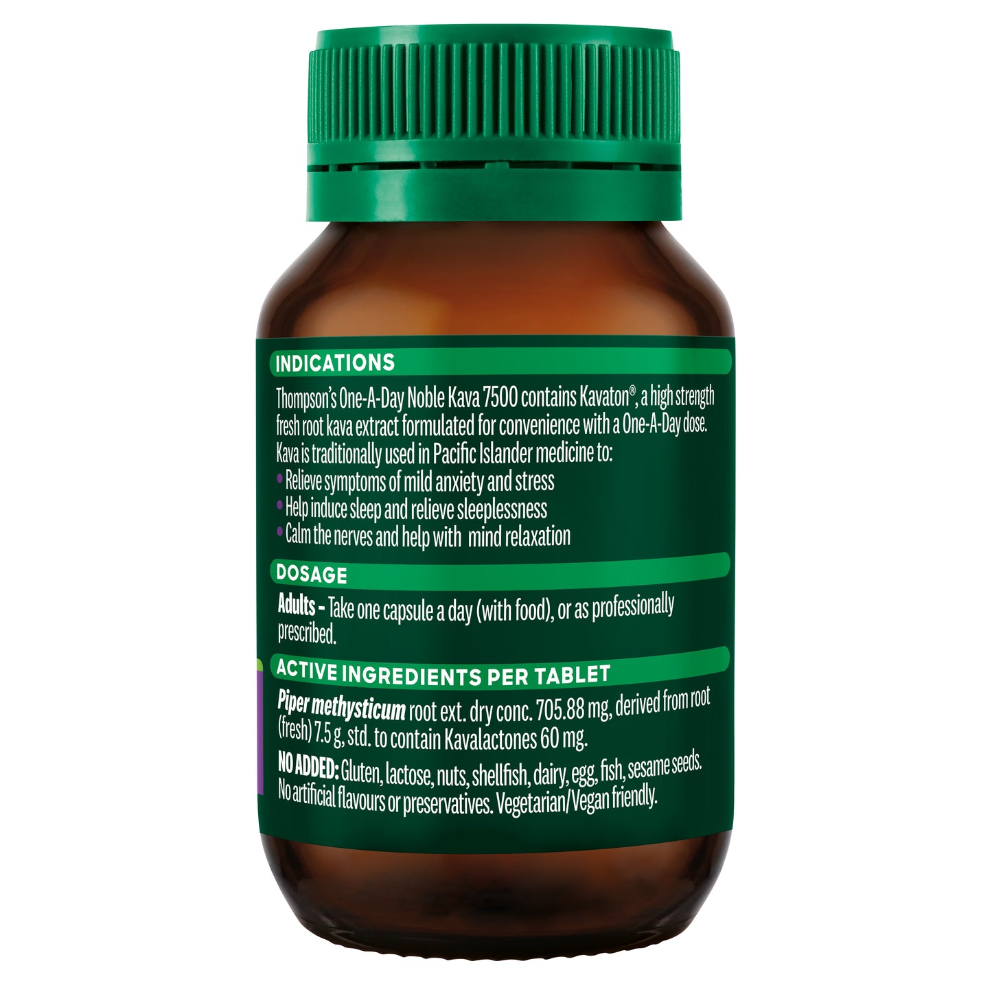 Thompson's One-A-Day Noble Kava 7500